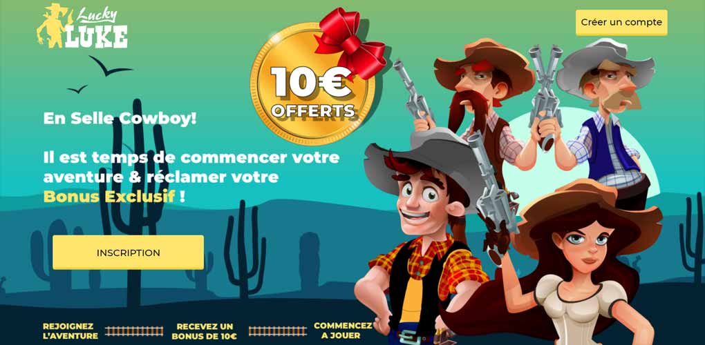Lucky Luke 10e sans dépôt